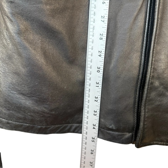 Wilsons Leather Company Thinsulate Lined Leather Coat Size Large - Picture 5 of 9